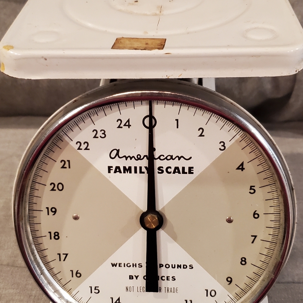 Vintage American Scale 25 lb. Kitchen Scale